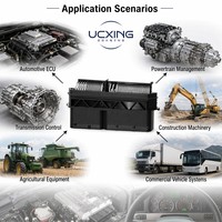 Connecteur automobile 284617-1 ECU 154 broches, coudé à 90 degrés, pas mixte, pour système de signalisation de l'unité de commande moteur