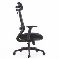 Chaise de bureau exécutive en maille avec appui-tête 4D et base autoportante – Solutions de mobilier de bureau pour espaces de travail à domicile