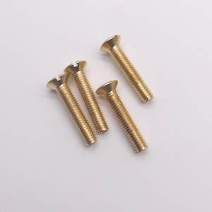 M3.5 điện vít lớn lên rãnh 50mm rắn brass cho thiết bị chuyển mạch ổ cắm <span class=keywords><strong>DIN</strong></span> <span class=keywords><strong>964</strong></span> chìm Máy Vít khe cắm cskhead bu lông - Product Image 6