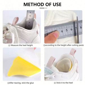 Plantillas para zapatos Parche Almohadillas de talón para zapatos deportivos Tamaño ajustable Almohadilla para pies Plantilla Protector de talón Etiqueta trasera - Product Image 6