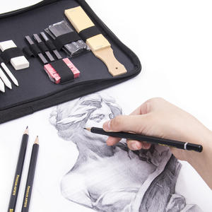 Andstal — ensemble de crayons à <span class=keywords><strong>dessin</strong></span> professionnels, <span class=keywords><strong>crayon</strong></span> à charbon en Graphite, effaçable, accessoires <span class=keywords><strong>d</strong></span>'affûtage pour artistes, 33 pièces - Product Image 3