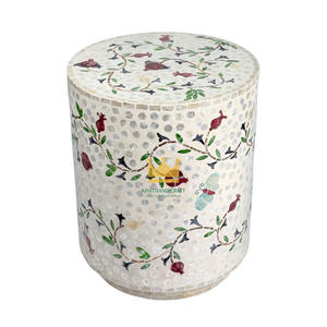 Table basse en nacre faite à la main, mobilier moderne pour salon, vente en gros, artisanat haut de gamme, livraison rapide, entreprise à long terme en provenance du Vietnam - Product Image 1