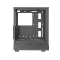 Boîtier PC Gaming ATX Gamer Mini Châssis de Bureau Mid-Tower en Acier avec Fenêtre Latérale Supportant une Carte Graphique de 330 mm et un Refroidisseur Liquide 240 AIO