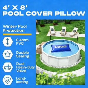 Coussin de <span class=keywords><strong>piscine</strong></span> 4x8 pieds pour piscines hors sol, coussin de fermeture hivernale en PVC haute résistance de 0,<span class=keywords><strong>4</strong></span> mm - Product Image 6