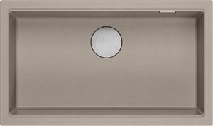 Quadron Logan 110 Évier <span class=keywords><strong>de</strong></span> cuisine 1 chambre Armoire sous plan <span class=keywords><strong>80</strong></span> <span class=keywords><strong>cm</strong></span> Évier encastré en or <span class=keywords><strong>de</strong></span> carbone pur PVD Dimensions 70X37X23.5CM - Product Image 2