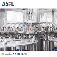 Máquina de Llenado por Gravedad de Botellas de Agua Mineral Monobloque de Bajo Costo CGF18-18-6 4000-6000BPH 250ml 500ml 1500ml con Control PLC