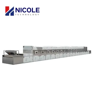 自动微波干燥工业食品干燥机茶叶干燥隧道机