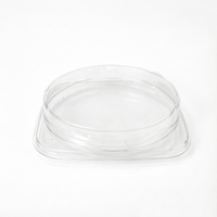 Boîte d'emballage pour gâteau mousse en PET, boîte en plastique transparente, boîtes d'emballage transparentes pour desserts