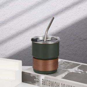 Vaso de Cerveza Aislado de Acero Inoxidable DF SUS 304 para Camping - Diseño Portátil de Una Sola Capa con Borde Enrollado - Product Image 6