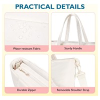 Sac à langer d'été en polyester expansé respirant et isolant, très populaire, pour femme, mode maman, pour les sorties, réduction de la charge, pliable