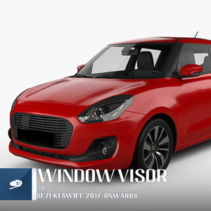 MOSUN Tấm Che Cửa Sổ Cho <span class=keywords><strong>SUZUKI</strong></span> <span class=keywords><strong>SWIFT</strong></span> Tấm Che Lỗ Thông Hơi Ô Tô 2017-2022 Tấm Chắn Thời Tiết Tấm Chắn Làm Lệch Hướng Tấm Chắn Gió Tấm Chắn Mưa - Product Image 6