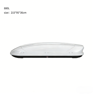 <span class=keywords><strong>Box</strong></span> da Tetto per Sci Design Aerodinamico Bassa Rumorosità Impermeabile per Viaggi Sportivi Invernali Bianco 880L - Product Image 1