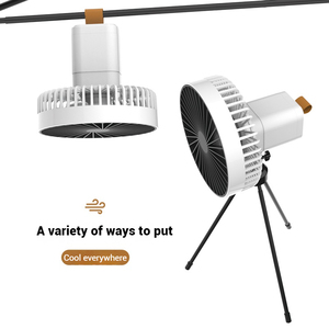Nouveau type de ventilateur de camping portable d'extérieur, ventilateur électrique de bureau rechargeable, ventilateur sur trépied - Product Image 3