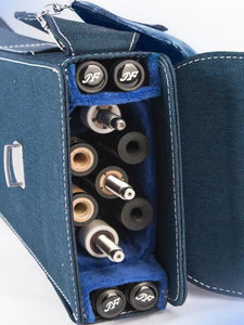 Jflowers - Bolsa impermeable para tacos de billar con 8 orificios, funda acolchada suave para tacos de billar 3B5S, con capacidad para 3 culatas y 5 varas para tacos de billar de 8 y 9 bolas - Product Image 3