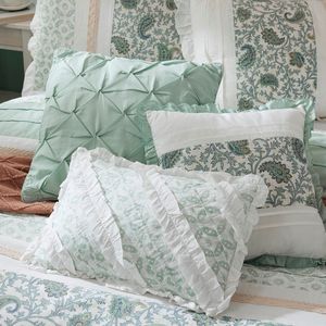 DB King-Size 9-Piece Cotton Percale <b>Comforter</b> <b>Set</b> Woven Floral Printed Jacquard Embroidered Techniques Disposable for Home Hotel - Product Image 2