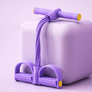 PVC Eco-Friendly Comfortable <b>Exercise</b> Resistance <b>Rope</b> Multicolor Durable Portable Home Gym Abdominal Leg Eight Tube Yoga Pedal - Product Image 3