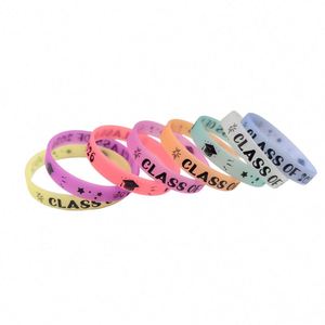 Class of 2026 Silicone Wristbands Graduation <b>Bracelets</b> Celebrating Congrats Grad <b>Bracelet</b> for Teacher Students Party Supplies - Product Image 5