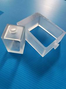 독특한 석영 플레이트 패턴의 고온 및 부식 방지 석영 튜브 두꺼운 유리 원통형 몸체 - Product Image 2