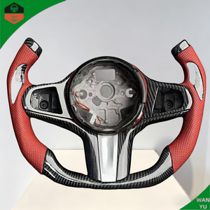 Volante Deportivo de Fibra de Carbono Forjada para <span class=keywords><strong>BMW</strong></span> <span class=keywords><strong>Serie</strong></span> <span class=keywords><strong>1</strong></span>, <span class=keywords><strong>Serie</strong></span> 2, <span class=keywords><strong>Serie</strong></span> 3, <span class=keywords><strong>118d</strong></span>, M3 - Product Image 4