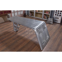 Ensemble de bureau en aluminium industriel de luxe avec un design unique pour la maison et le bureau