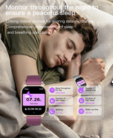 Montre connectée ultra-fine 7,5 mm avec appels Bluetooth, 123 modes sportifs, écran AMOLED 2,04 pouces, batterie 260 mAh, étanchéité IP67, idéale pour le sport et les affaires - Vente en gros usine