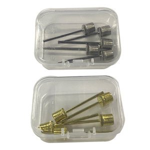 Aguja de aire para inflar balones, acero inoxidable, 38.5mm, accesorio para bomba manual en caja, fabricado en Cixi - Product Image 3