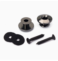 Bouton de verrouillage de sangle de guitare style champignon avec embouts et rondelles pour instruments électriques, basses, guitares acoustiques et ukulélés