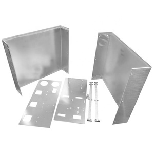 Plaque en acier inoxydable 304, découpe laser, pliage de tôles, soudage, traitement, châssis de contrôle industriel sur mesure - Product Image 4