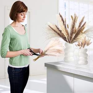 Jarrón de Cerámica Moderno y Creativo para Mesa, con Forma de Piedras, de Lujo, para Arreglos Florales en Sala de Estar o Decoración de Porche - Product Image 5