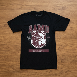 เสื้อยืดแขนสั้นทรงปกติ Bison Edge Apparel Alabama A&M University (AAMU) สไตล์สตรีท ผ้าฝ้าย 100% น้ำหนัก 260 กรัม - Product Image 3