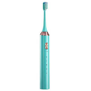 Brosse à dents sonique sans fil rechargeable par USB, étanche IPX7, pour adultes, avec poils doux et têtes de rechange pour le blanchiment des dents - Product Image 5