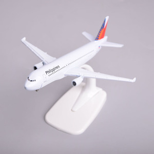 Modèle d'avion en alliage de zinc 16 cm <span class=keywords><strong>A320</strong></span> à l'échelle <span class=keywords><strong>1</strong></span>/<span class=keywords><strong>400</strong></span>, artisanat, cadeau pour le Nouvel An chinois, design Philippine Airlines, moulé sous pression - Product Image 2