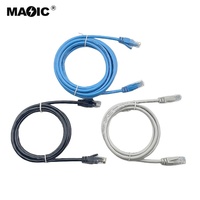 Grosir kabel Patch LAN RJ45 kecepatan tinggi Cat6 kabel Ethernet untuk komputer dan Televisi game