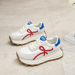 Chaussures de sport décontractées pour femme été 2026 avec plateforme en maille transparente pour la marche et l'exercice - Chaussures de créateur - Product Image 1