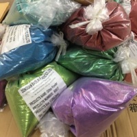Poudre de paillettes pour ongles en vrac, qualité cosmétique, 1 kg, couleur PET, pour décoration de Noël, fournitures de fête, DIY, art et loisirs créatifs
