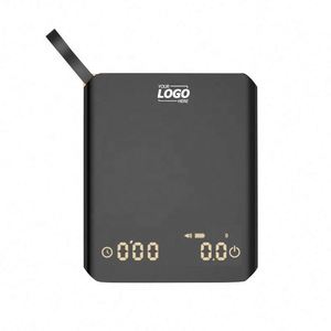 เครื่องชั่งกาแฟขนาดเล็กแบบชาร์จได้ ความแม่นยำสูง พร้อมตัวตั้งเวลา (0.1 กรัม/2 กิโลกรัม) - ฟังก์ชั่นปลุกอัตโนมัติสำหรับการชงกาแฟแบบ Pour Over, Drip และ Espresso - Product Image 1