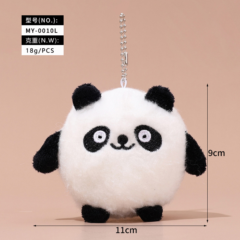 Panda rond yeux ouverts