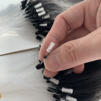Extensions de cheveux en plumes Microlink H6 IF2 en cheveux humains vierges invisibles, personnalisables avec logo, pour jeunes filles, collection 2026-2027, vente chaude