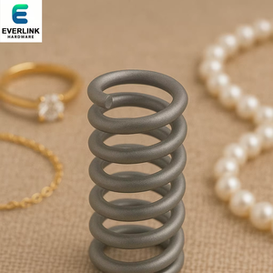 Công nghiệp thép không gỉ nhỏ xoắn mùa xuân trang sức tóc <span class=keywords><strong>Clip</strong></span> & Pin cuộn dây - Product Image 1