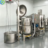 Tank voor het impregneren van geconserveerd fruit met suiker, onderdrukweekmachine voor fruit, industriële suikerketel voor het koken van fruit