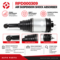 Amortisseur de suspension pneumatique arrière RPD000309 pour Land Rover Discovery 3 LR3 2005-2009 Pièces de suspension automobile