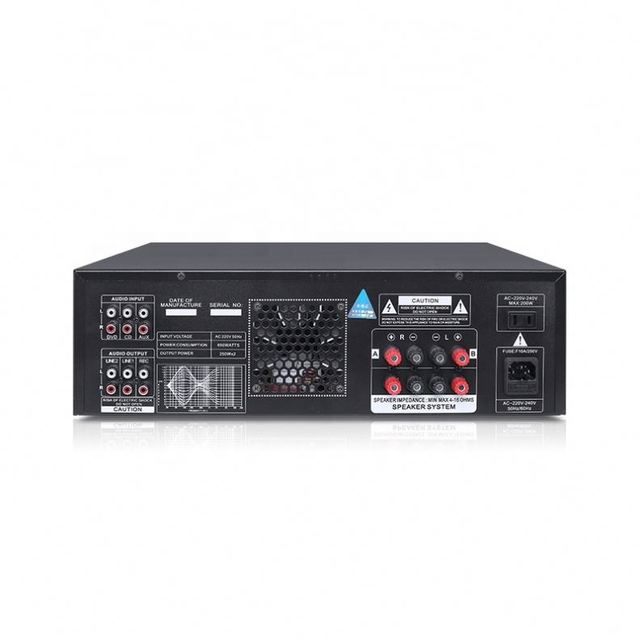 2-Channel Home Karaoke Amplifier 500W Peak Power Stereo Digital Metal Shell MORIN KA-2700A