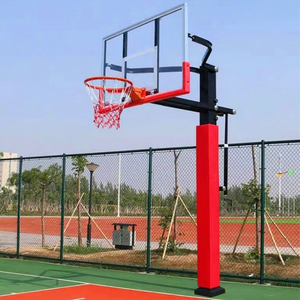 Nouveau Panier de Basket Professionnel Extérieur 2026 pour Adultes, Fixation au Sol, Support de Basket Réglable pour Enfants, Idéal pour l'Entraînement en Intérieur - Product Image 2
