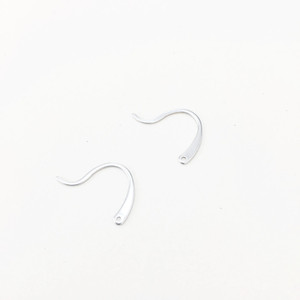 Crochets d'oreille estampés en acier inoxydable électroplaqué Wise, apprêts de bijouterie, fermoirs, crochets, accessoires DIY - Product Image 4