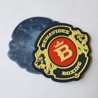 YH-PPH-0054 Parches de PVC 3D de Alta Calidad Personalizados con Relieve, Etiquetas Tácticas de Silicona, Parches de Goma de PVC