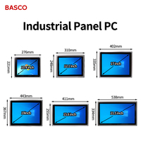 Tableta Robusta, Mini PC de 10.4, 12.1, 15.6, 17, 19, 21.5 Pulgadas, Pantalla Táctil Industrial, Resistente al Agua y al Polvo IP65, Panel PC Integrado