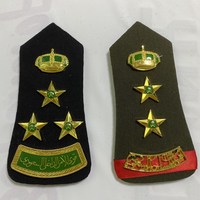 Épaulettes personnalisées en métal, badges brodés, insignes de grade pour uniformes d'aviateurs et accessoires d'uniformes professionnels