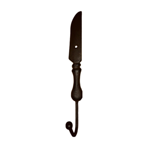 Farmhouse Creative <span class=keywords><strong>Foodie</strong></span> Cubiertos Tenedor y cuchara Ganchos de cuchara de hierro fundido <span class=keywords><strong>Foodie</strong></span> Gancho de cocina de hierro fundido Tenedor Cuchillo y colgador de cuchara - Product Image 3