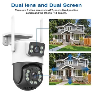 Caméras IP 6MP avec système de vidéosurveillance <span class=keywords><strong>sans</strong></span> <span class=keywords><strong>fil</strong></span> Audio de sécurité à double objectif <span class=keywords><strong>Kit</strong></span> de caméra WiFi 8CH NVR Ensemble de vidéosurveillance ICse - Product Image 6