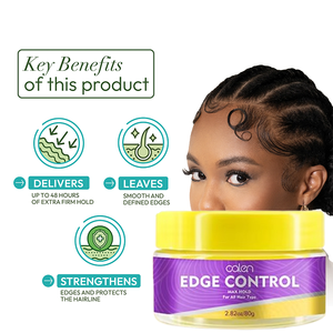 Oalen Extreme <span class=keywords><strong>Max</strong></span> <span class=keywords><strong>Hold</strong></span> Hair <span class=keywords><strong>Wax</strong></span> Gel de pommade organique avec contrôle des pointes pour extensions de cheveux bouclés et crépus avec étiquetage privé - Product Image 2